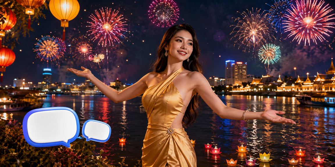 Người dùng chơi game trên di động trong lễ hội cá cược miền Tây sông nước